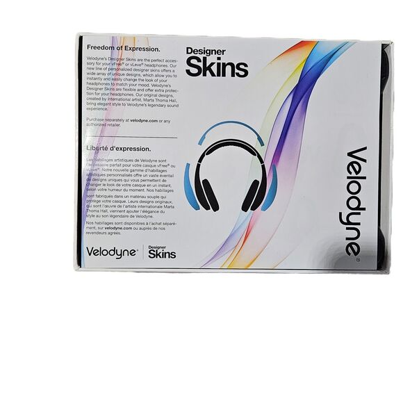 Velodyne vLeve On-Ear High Performance Headphones (Silver) New In Box - Picture 7 of 9